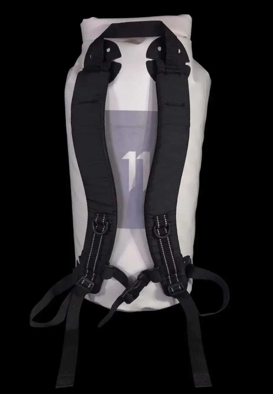 11 By Boris Bidjan Saberi Roll Top Backpack Mens White Tactical $525